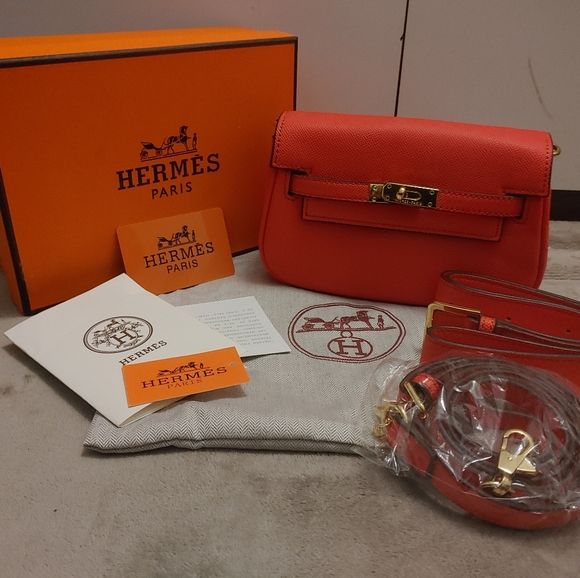 Hermes style fanny pack+ crossbody